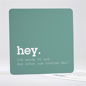 Geburtstagseinladung hey 80 jahre