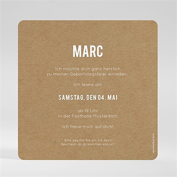 Geburtstagseinladung Countdown 50 Jahre - vue 2