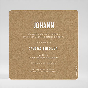 Geburtstagseinladung Countdown 60 Jahre - vue 2