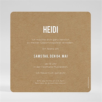 Geburtstagseinladung Countdown 70 Jahre - vue 2