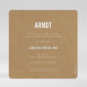 Geburtstagseinladung Countdown 80 Jahre - vue 2