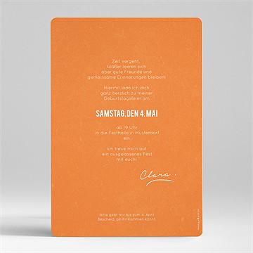 Geburtstagseinladung Spritz 20 Jahre - vue 2