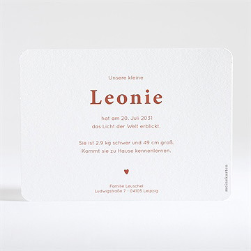 Geburtskarte streifen - vue 2