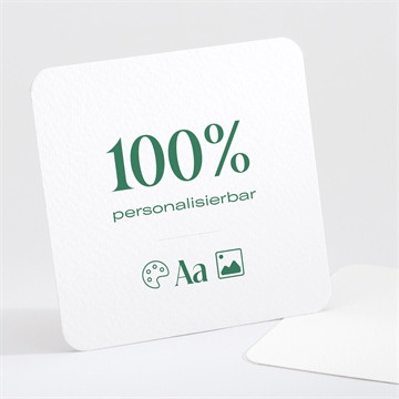 Vorder- und Rückseite - Quadrat