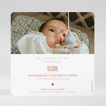 Einladung Taufe Nächstenliebe - Vue 2