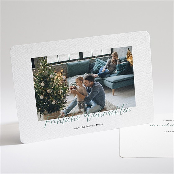 Weihnachtskarte Unterm Tannenbaum