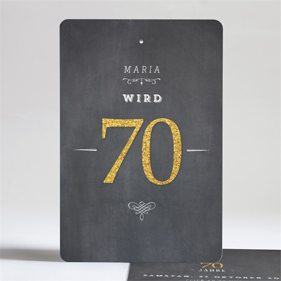 Geburtstagseinladung 70 Jahre ref.N24196