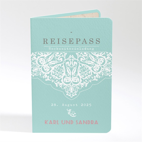 Hochzeitseinladung Reisepass ref.N401606