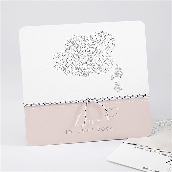 Geburtskarte Zarte Wolke
