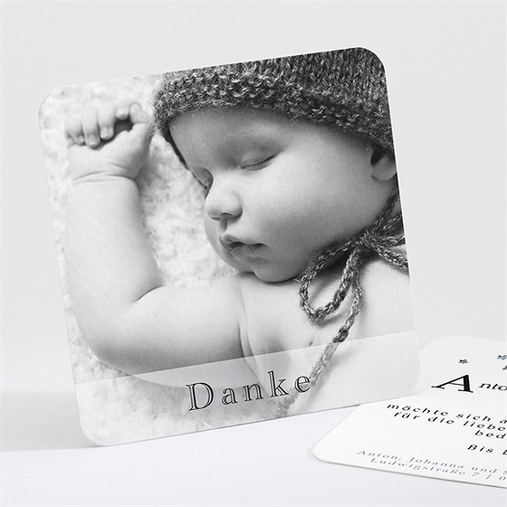 Dankeskarte Geburt Kleiner Pinguin