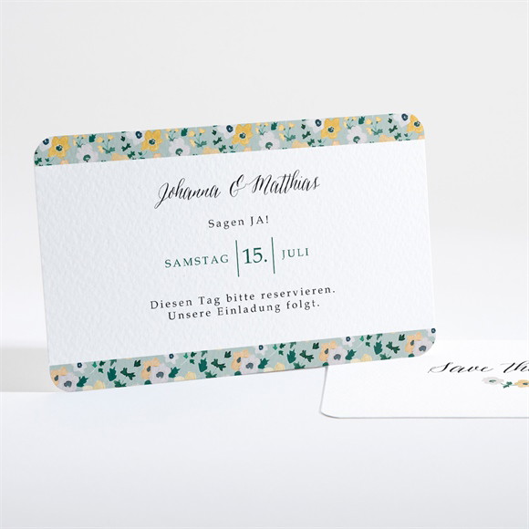 Save the Date Karte Floraler Rahmen ref.N16135