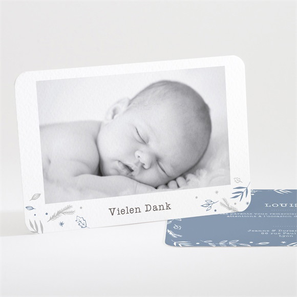 Dankeskarte Geburt Vier Fotos ref.N111232