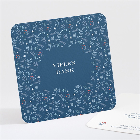 Dankeskarte Geburt Blumenteppich ref.N30174