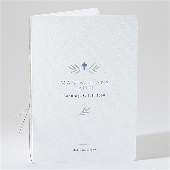 Kirchenheft Taufe Foto Mosaik