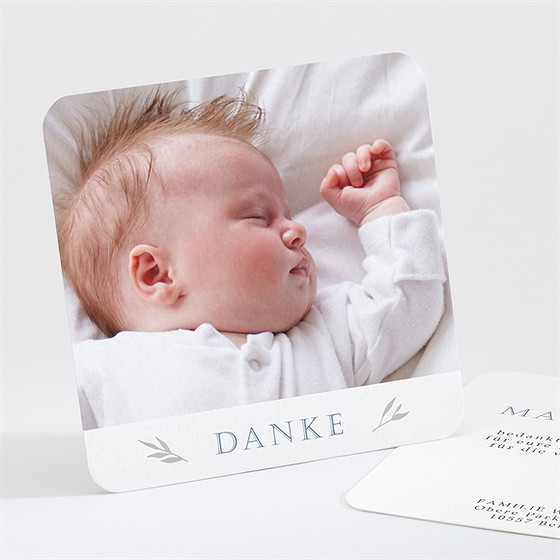 Dankeskarte Taufe foto mosaik