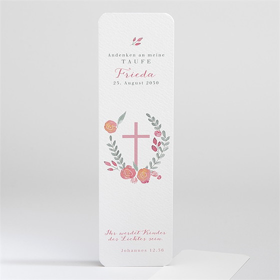 Andenken Taufe Rosenkranz