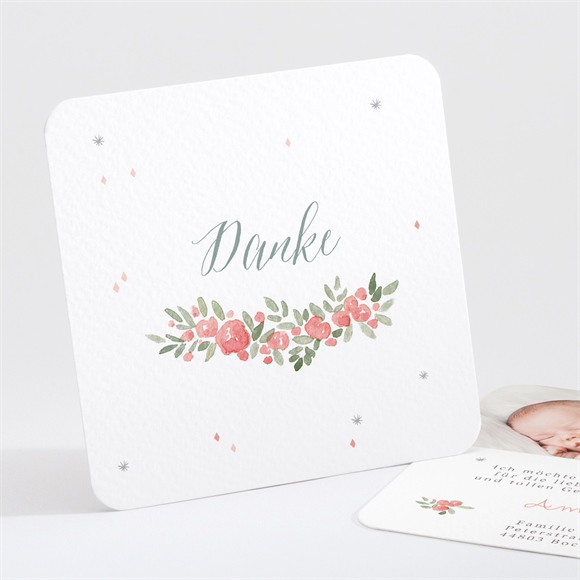 Dankeskarte Geburt Kleine Eule ref.N30182