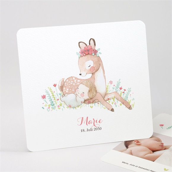 Geburtskarte Rehkitz ref.N311233