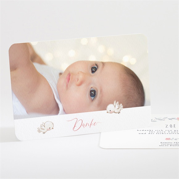 Dankeskarte Taufe Lullaby ref.N111244
