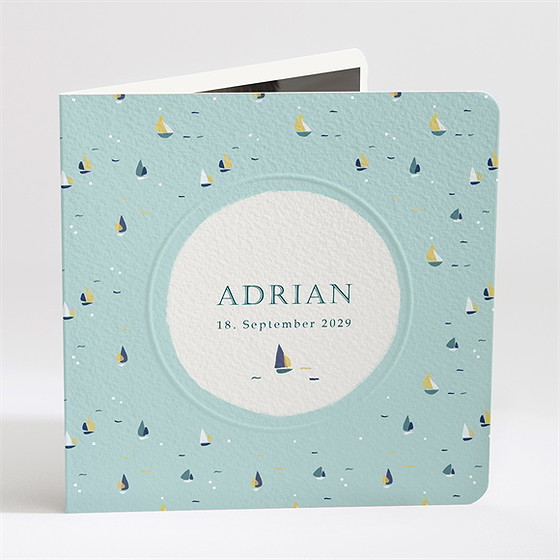 Geburtskarte Segeln