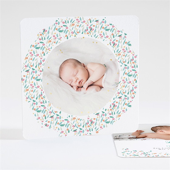 Geburtskarte Blütenpracht