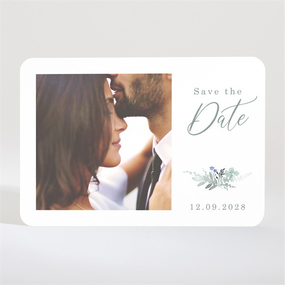 Save the Date Karte Initialen - Magnet ref.N11034