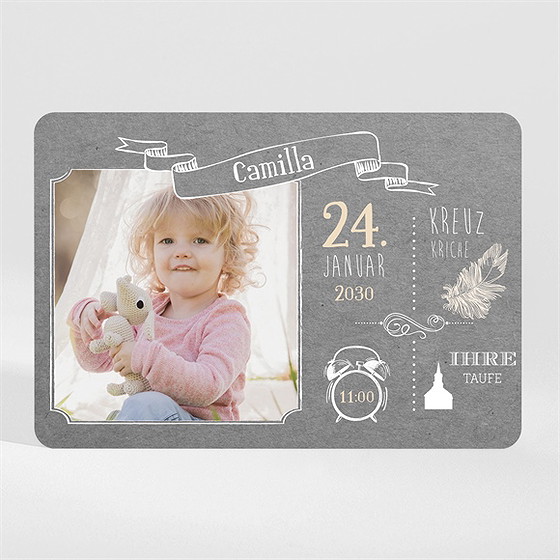 Einladung Taufe Symbolisch