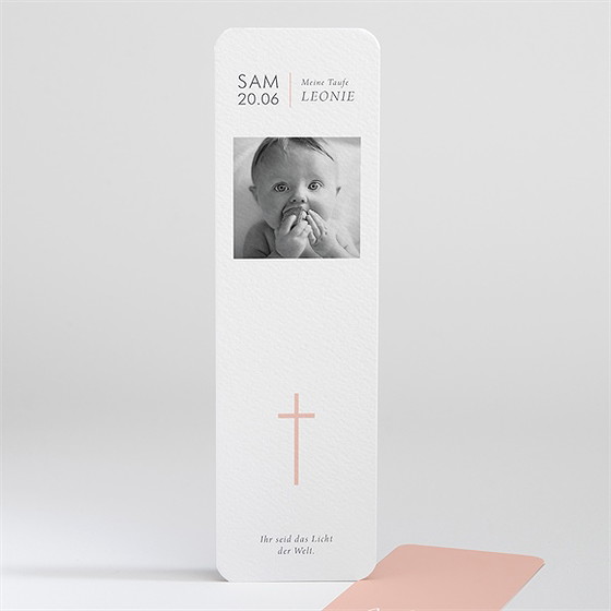 Andenken Taufe Kupfertaube