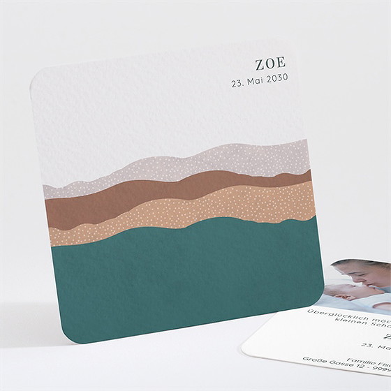 Geburtskarte Schöne Oase