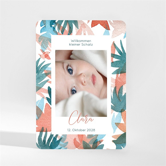 Geburtskarte Flower Power ref.N21086