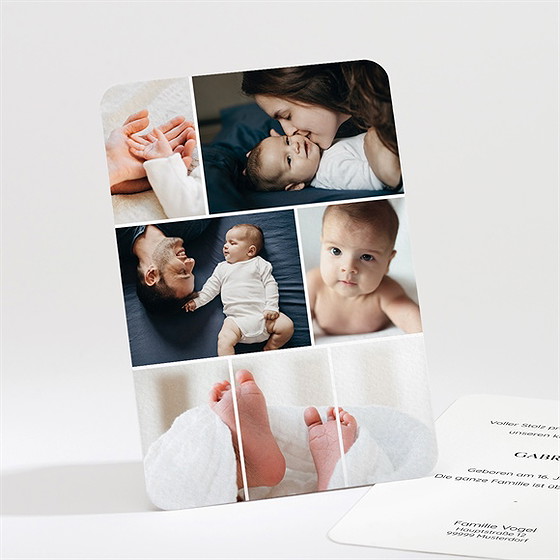 Geburtskarte Momentaufnahme