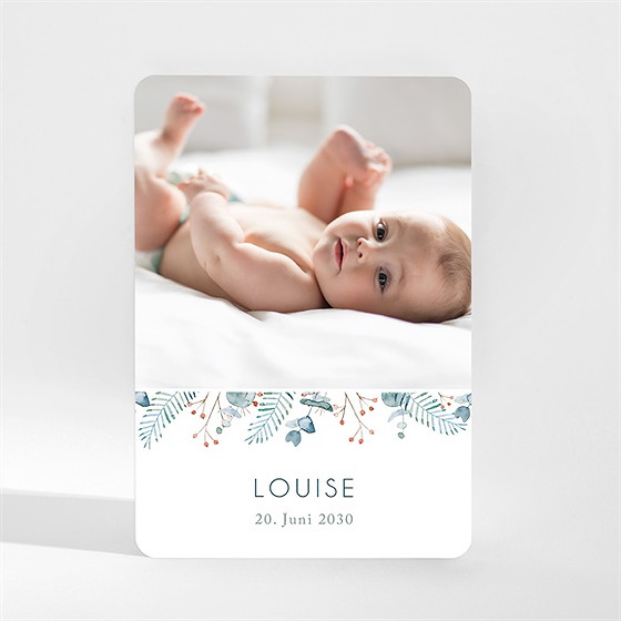 Geburtskarte Schwerelosigkeit - Magnet