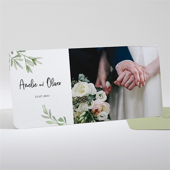 Dankeskarte Hochzeit Olivenbaum