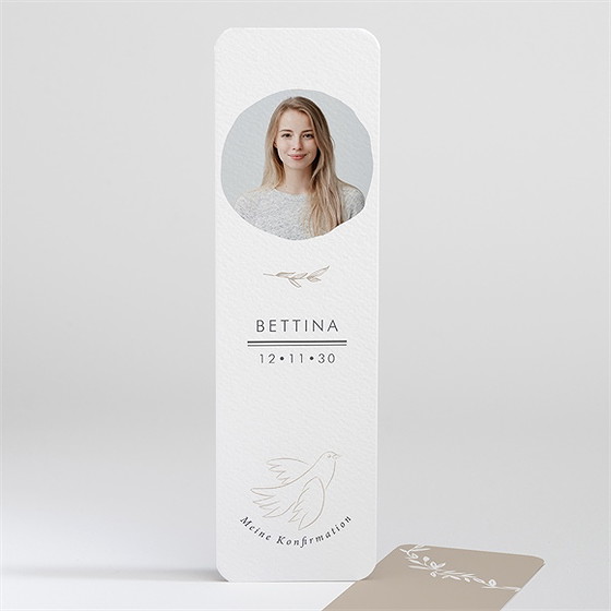 Andenken Konfirmation Goldbuchstabe