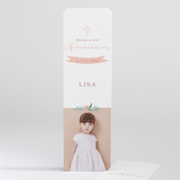 Andenken Kommunion Zartes Rosa ref.N201289