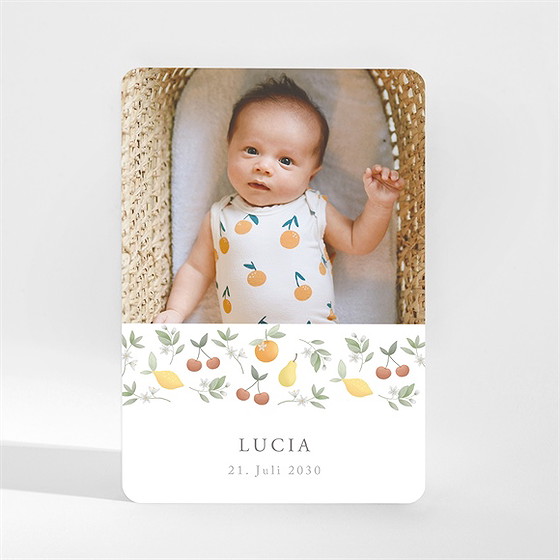 Geburtskarte Frühlingspoesie - Magnet