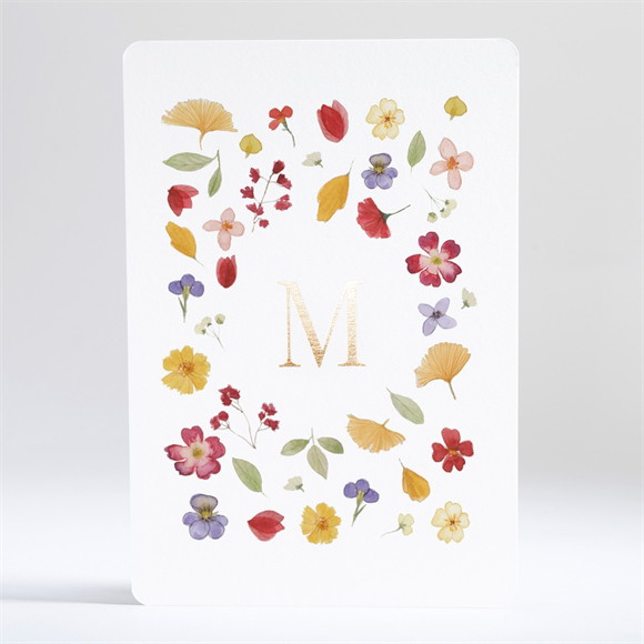 Geburtskarte Herbstharmonie - Gold ref.N241260