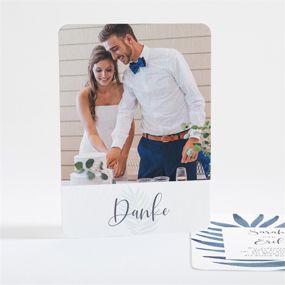 Dankeskarte Hochzeit Evasion ref.N25128