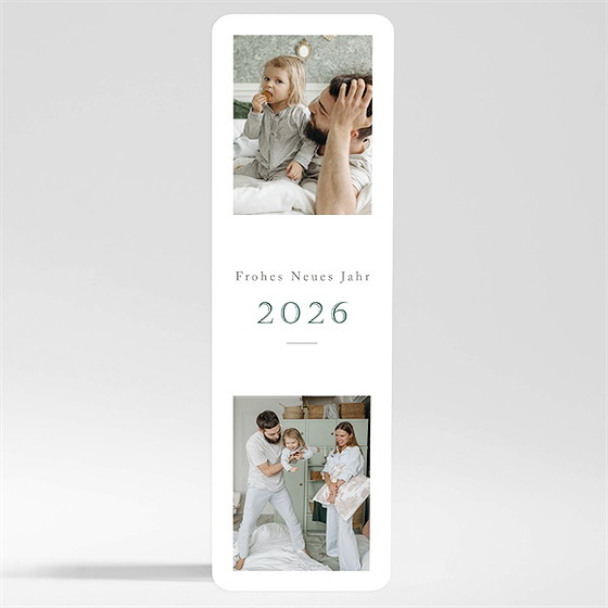 Weihnachtskarte goldener blätterrahmen-magnet