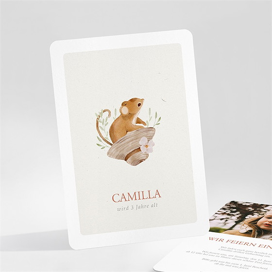 Geburtstagseinladung kleine maus