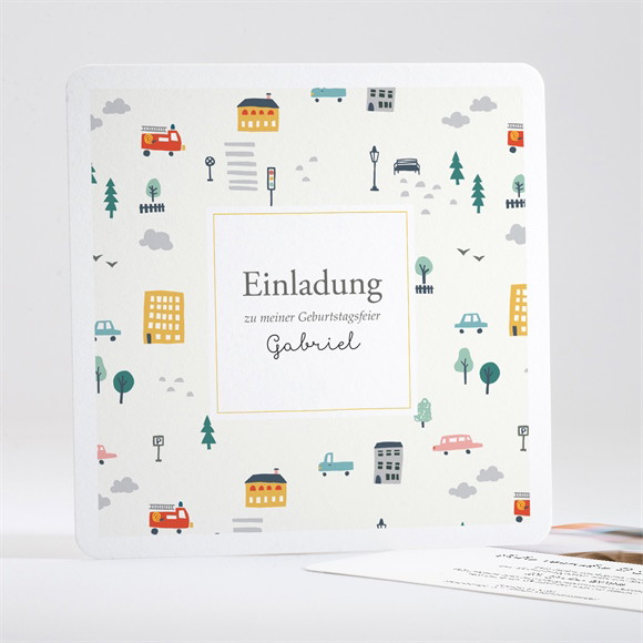 Geburtstagseinladung City ref.N351487