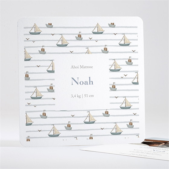 Geburtskarte Mein Kleiner Matrose