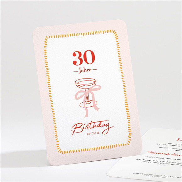 Geburtstagseinladung Champagner 30 Jahre ref.N211708