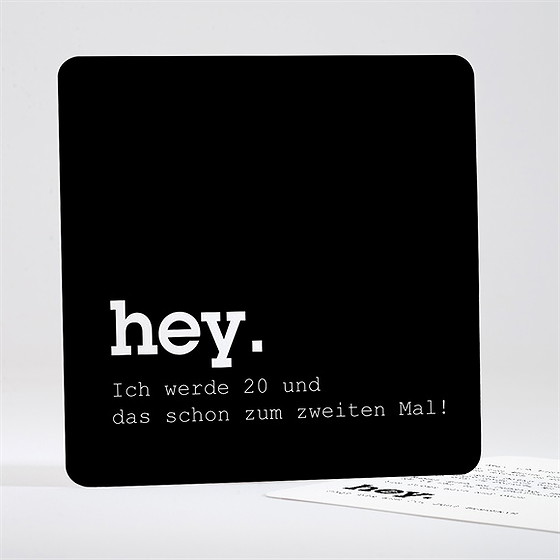 Geburtstagseinladung Hey 40 Jahre