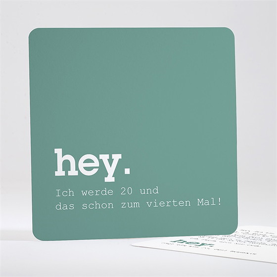 Geburtstagseinladung Hey 80 Jahre