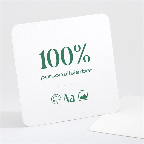 Geburtstagseinladung Blanco - 9,5x9,5cm (N301181) ref.N301181