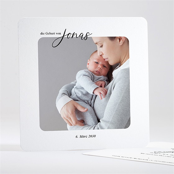 Geburtskarte moderne zärtlichkeit