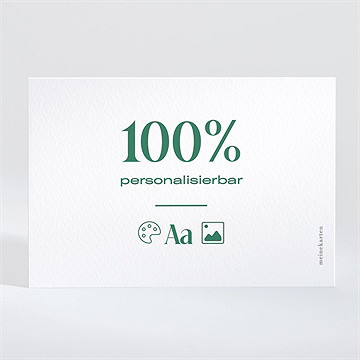 Dankeskarte Geburt Blanco - 13,8X9,5Cm (N11013)