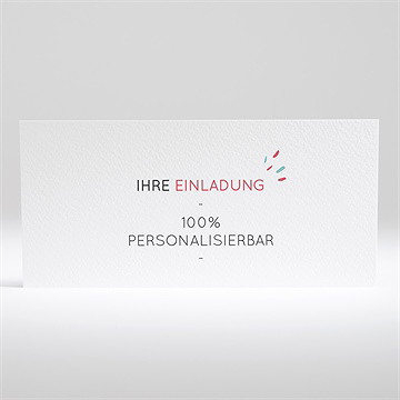 Hochzeitseinladung Blanco - 21X10cm (N13003)