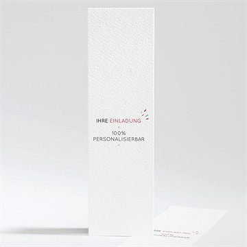 Hochzeitseinladung Blanco -  5,3X19,4Cm (N20105)